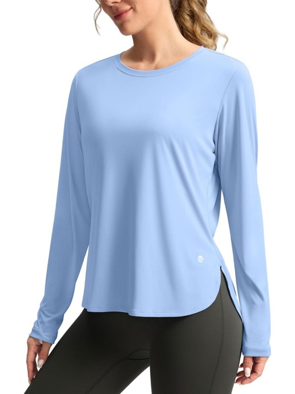 Women's Haze Blue Long Sleeve Lightweight Quick Dry 50+ UV Protection Sun Shirts